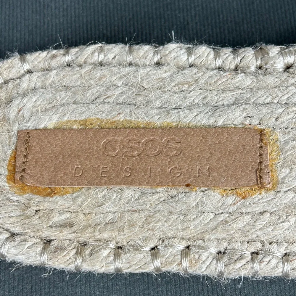 ASOS woven jute